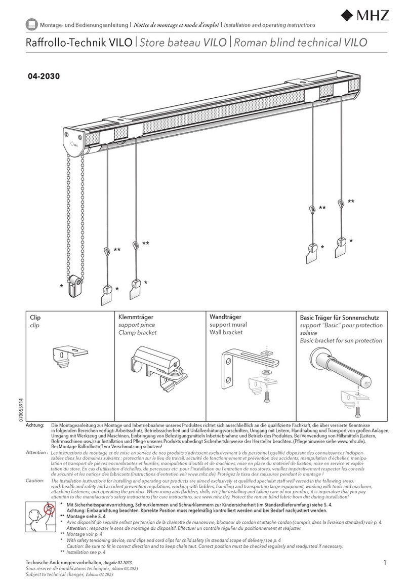 MHZ VILO 04-2030 Installation and operating instructions