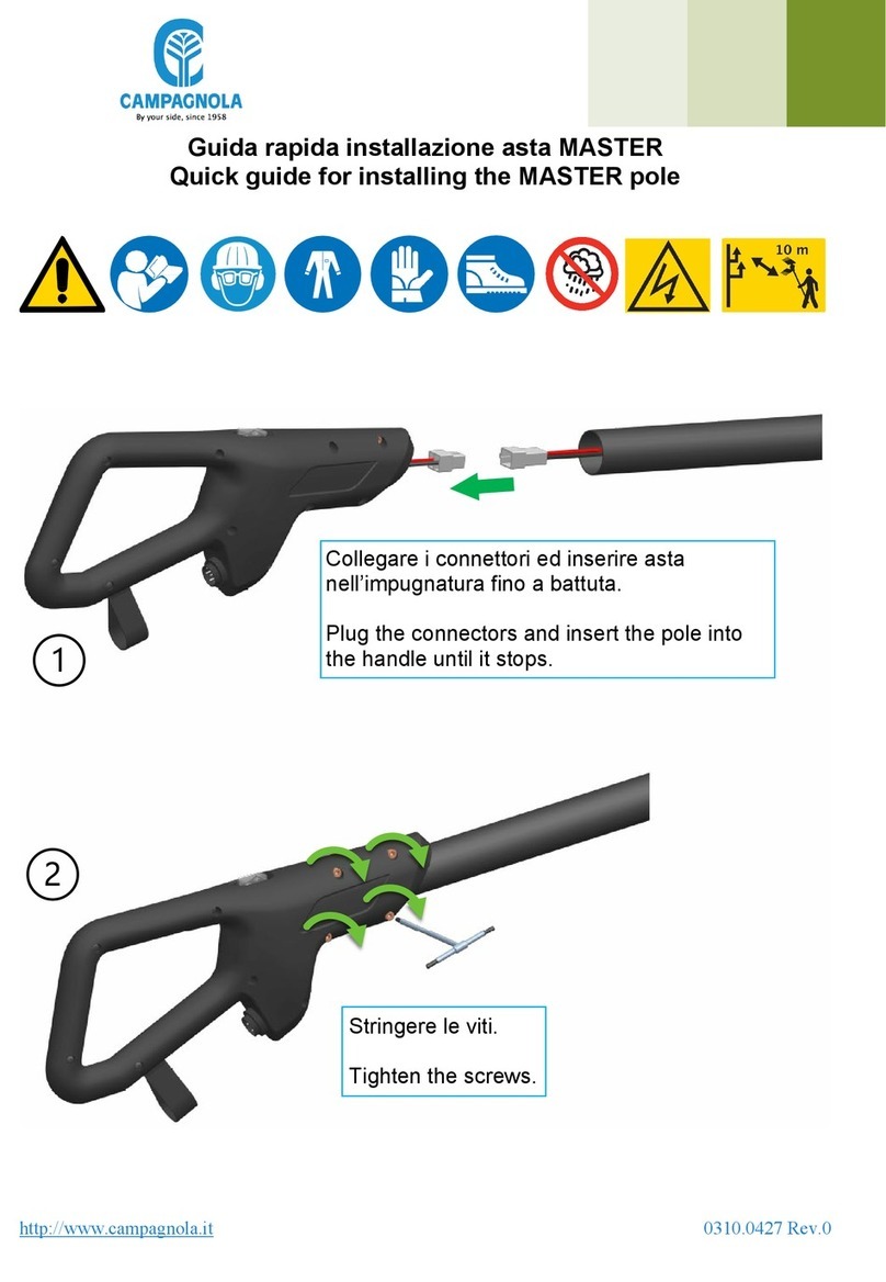 CAMPAGNOLA MASTER User manual