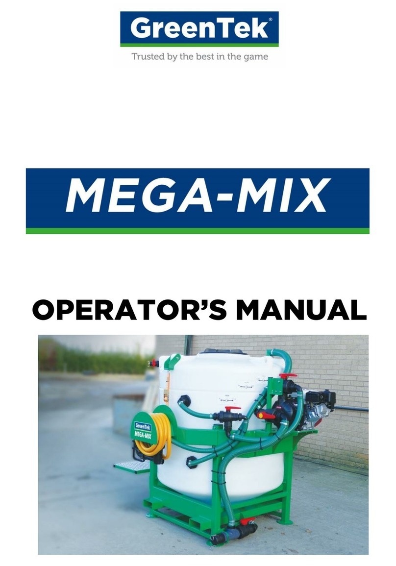 Greentek MEGA-MIX Operator's manual