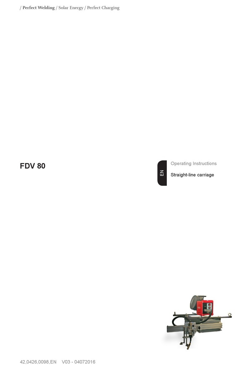 FRO­NIUS FDV 80 User manual
