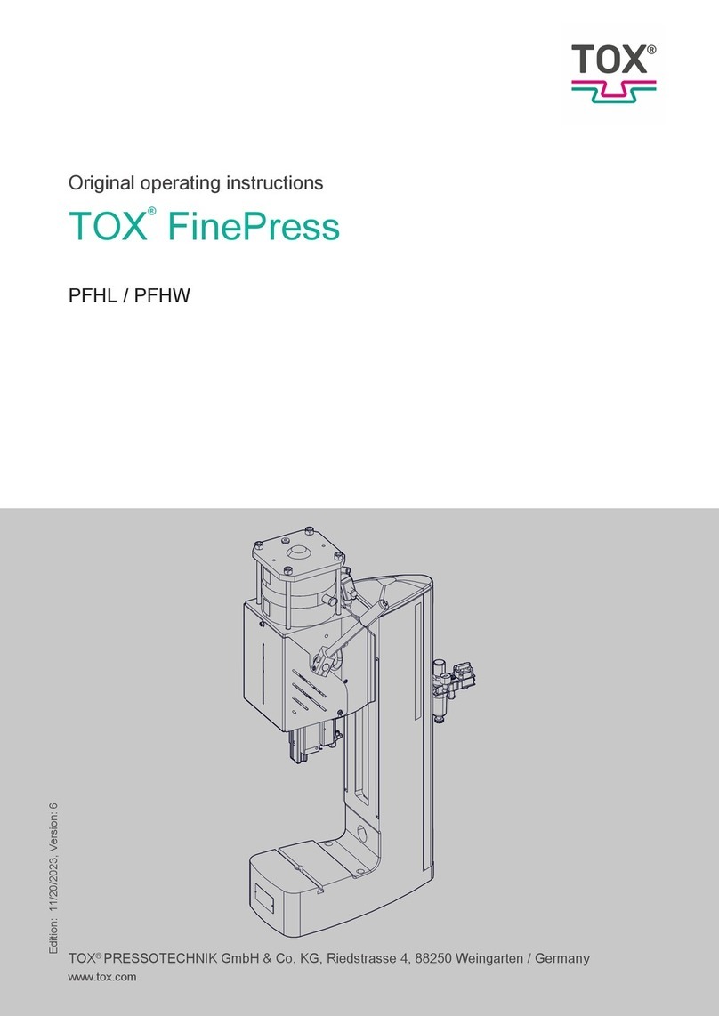 TOX FinePress PFHL User manual