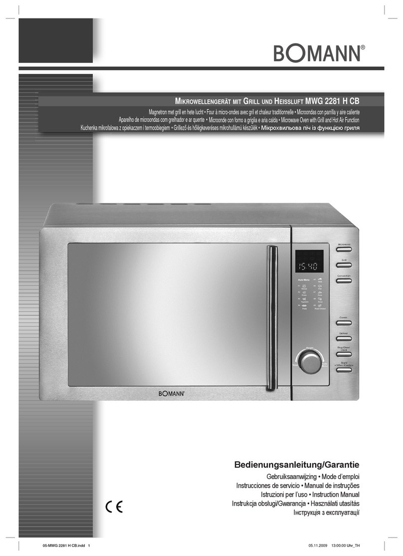 BOMANN MWG 2281 H CB User manual