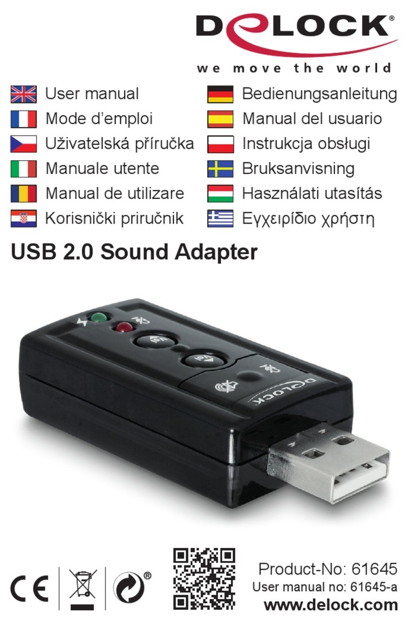 DeLOCK 61645 User manual