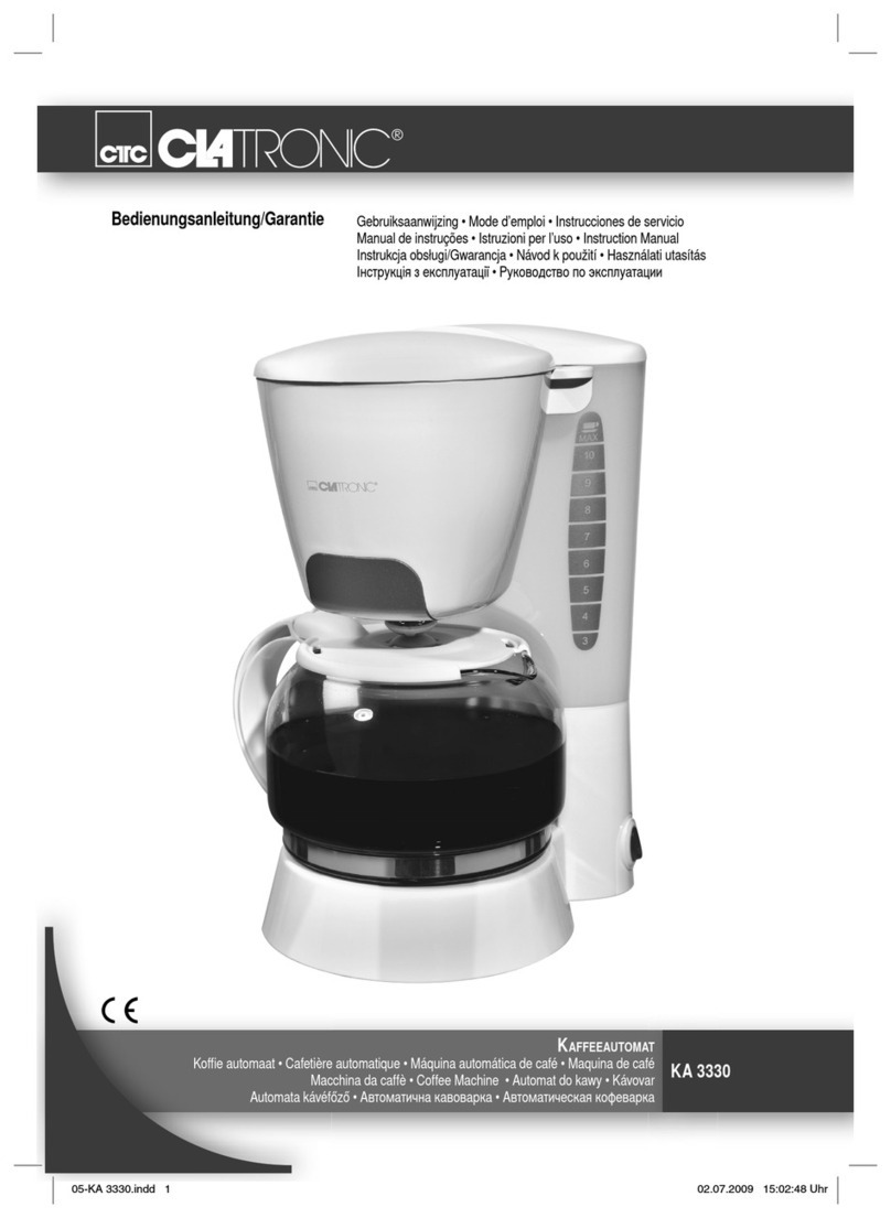 Clatronic KA 3330 User manual
