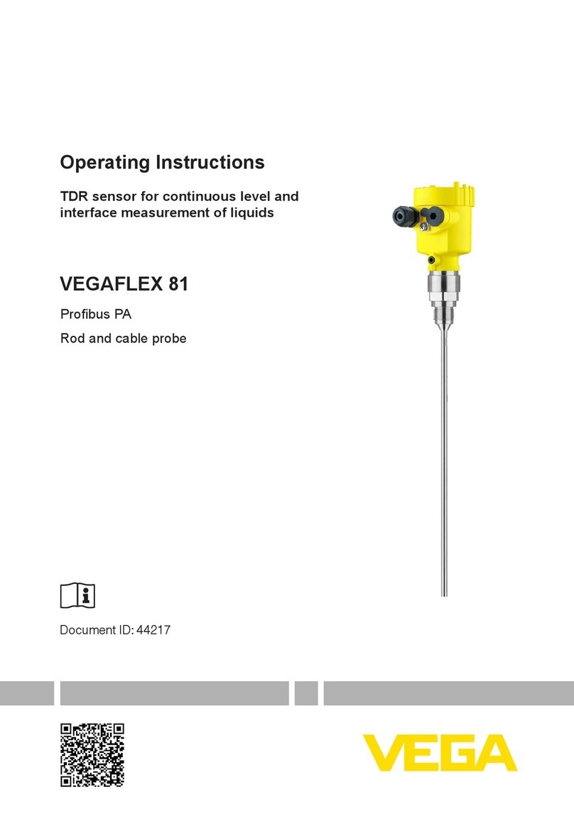 Vega VEGAFLEX 81 User manual Vega VEGAFLEX 81 User manual