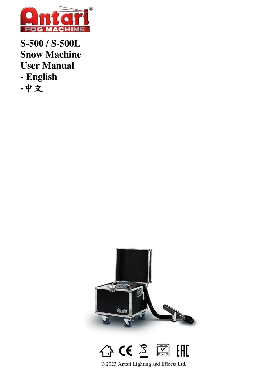 Antari S-500 user manual