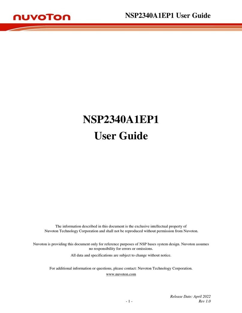 Nuvoton NSP2340A1EP1 user guide