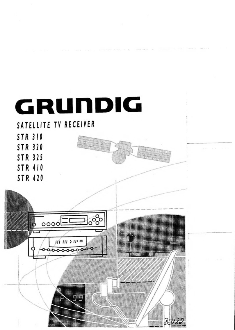 Grundig STR 310 User manual
