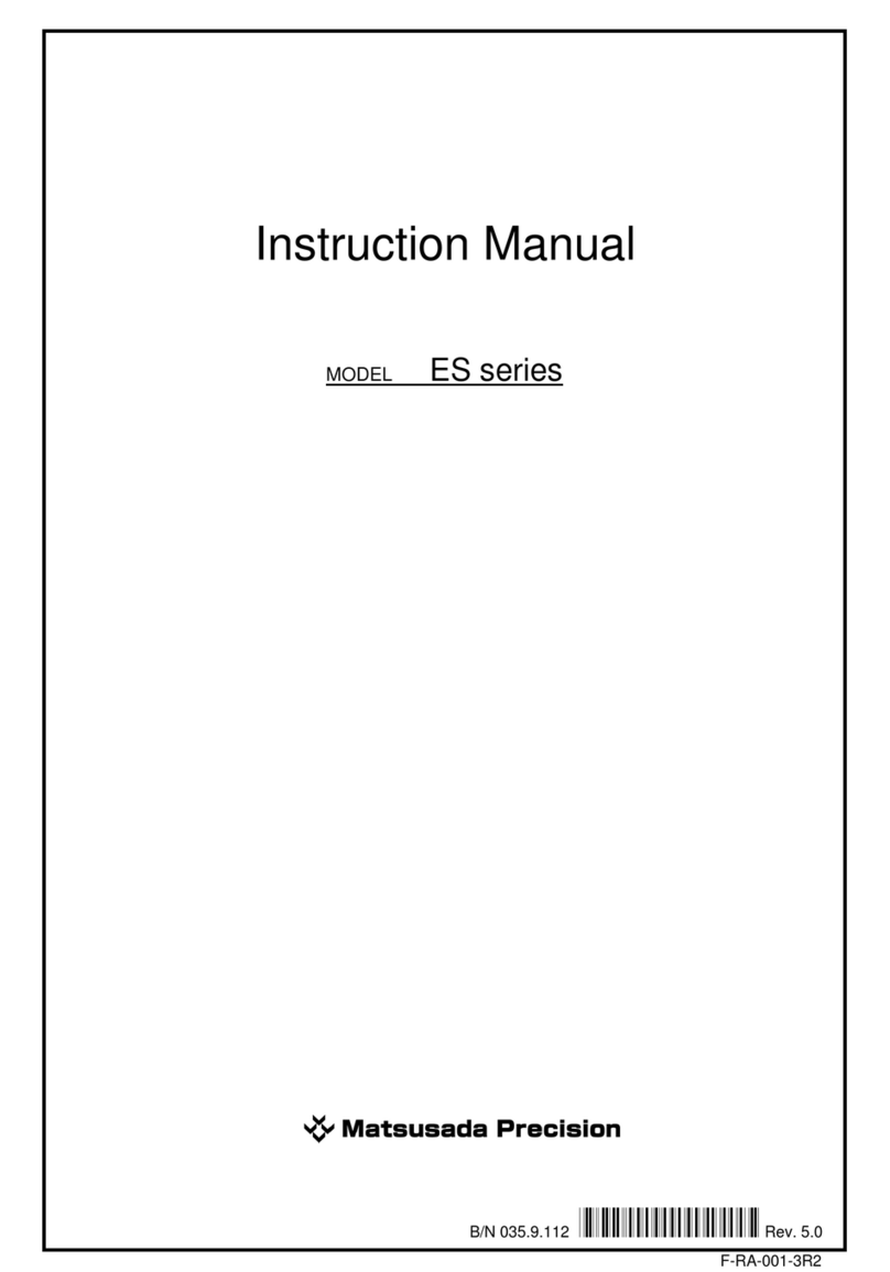 Matsusada Precision ES Series User manual