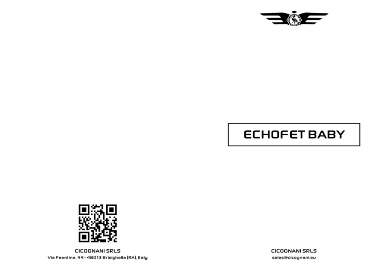 CICOGNANI ENGINEERING ECHOFET BABY quick start guide