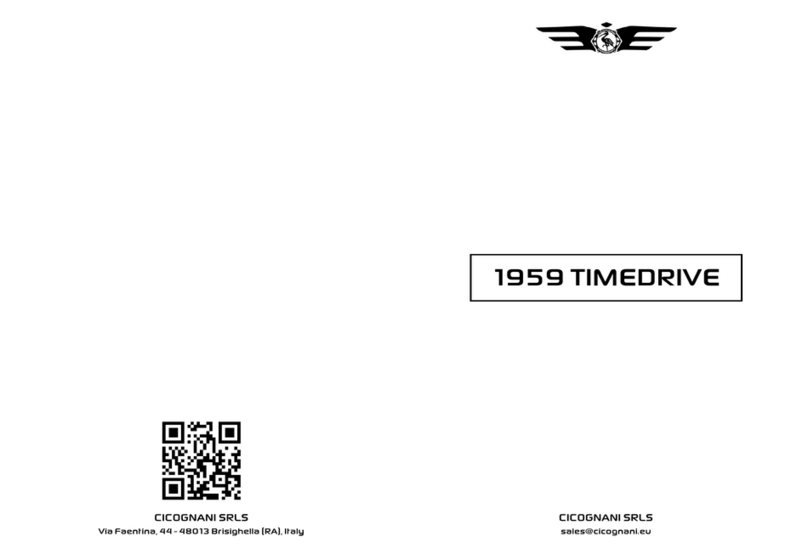 CICOGNANI ENGINEERING 1959 TIMEDRIVE quick start guide