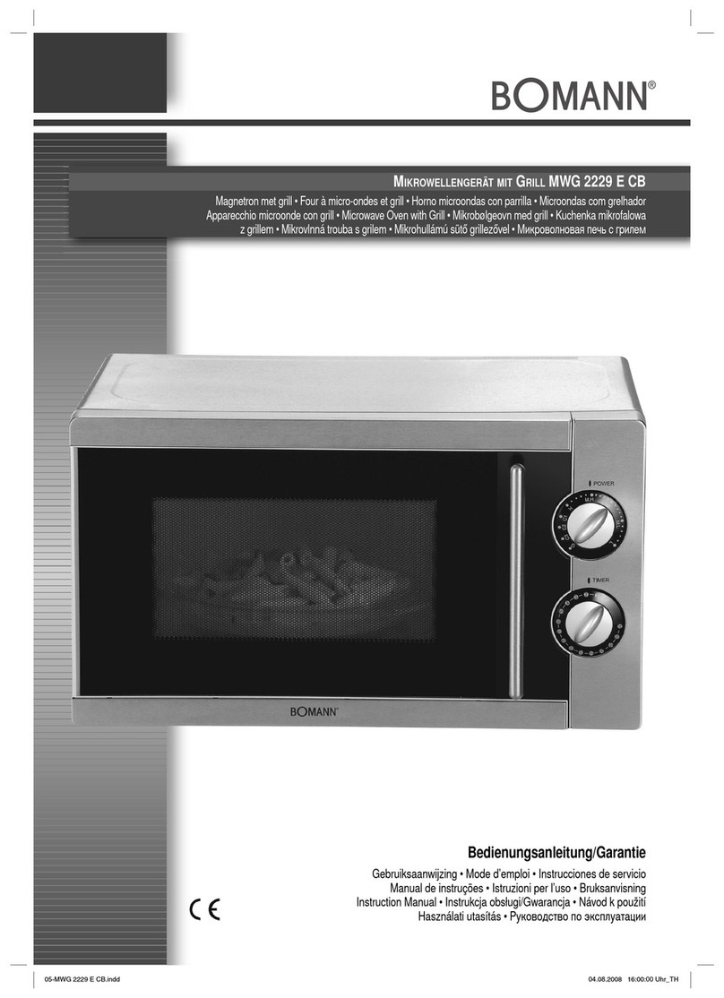 BOMANN MWG 2229 E CB instruction manual