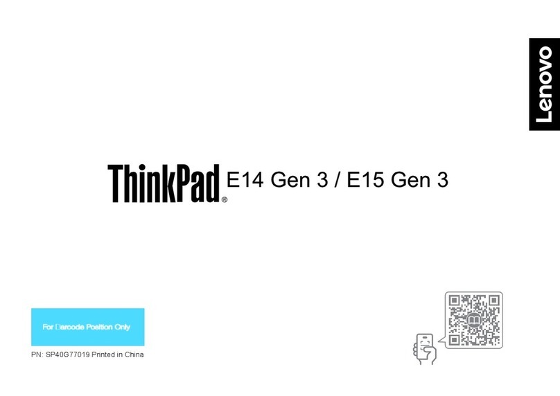 Lenovo ThinkPad E14 Gen 2 manual