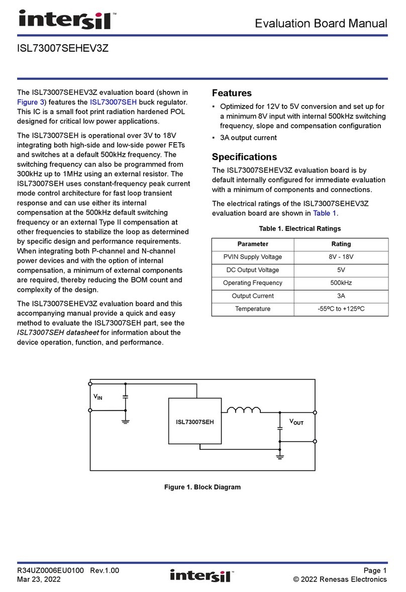 Renesas intersil ISL73007SEH User manual