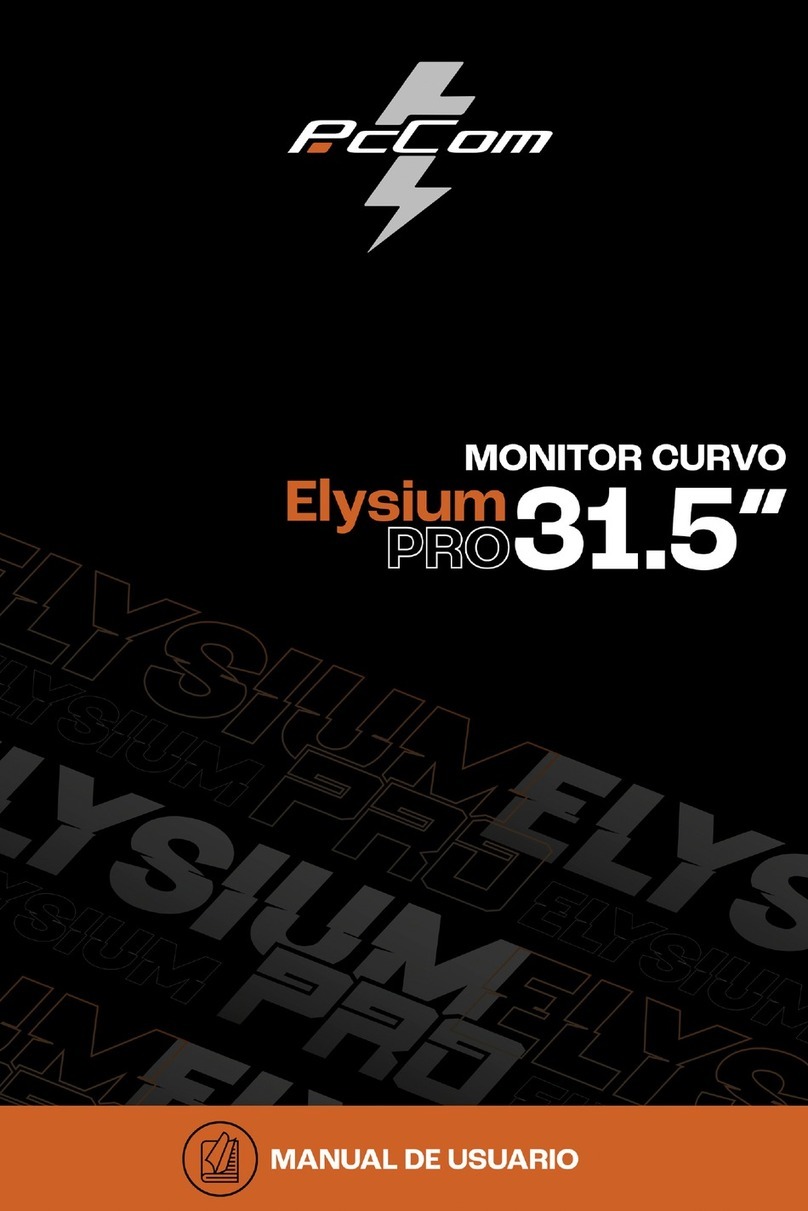 PcCom Elysium PRO 31.5" User manual
