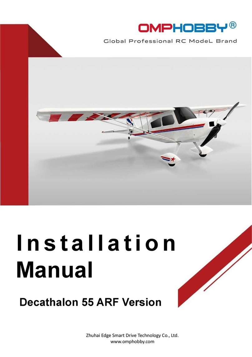 OMPHOBBY Decathalon 55 ARF User manual
