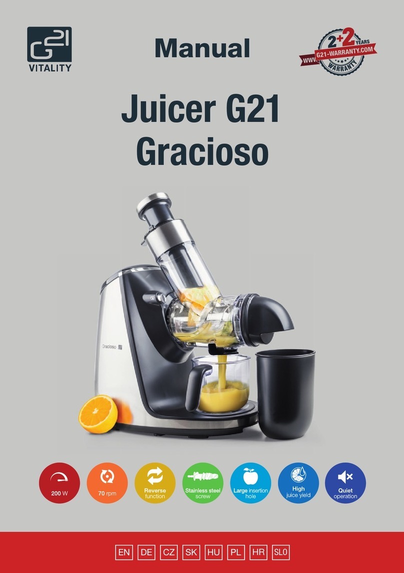 G21 Gracioso User manual