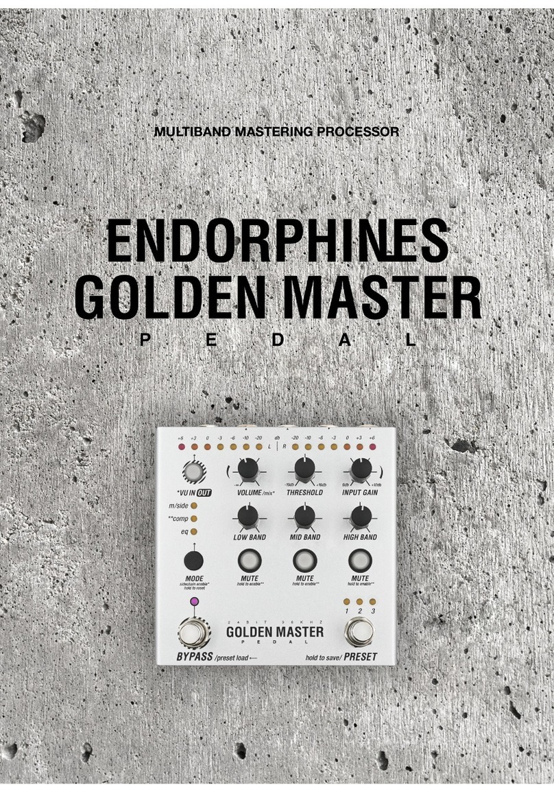 Endorphines Golden Master User manual