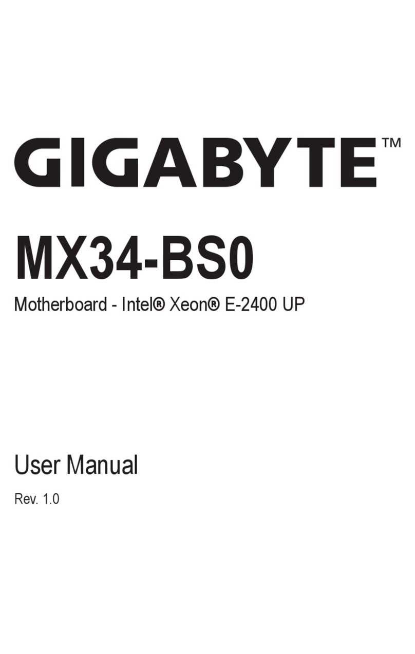 Gigabyte MX34-BS0 User manual