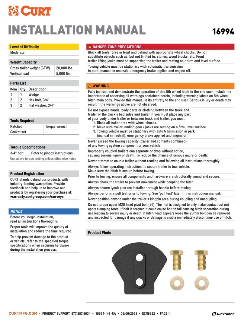 curt 16994 User manual