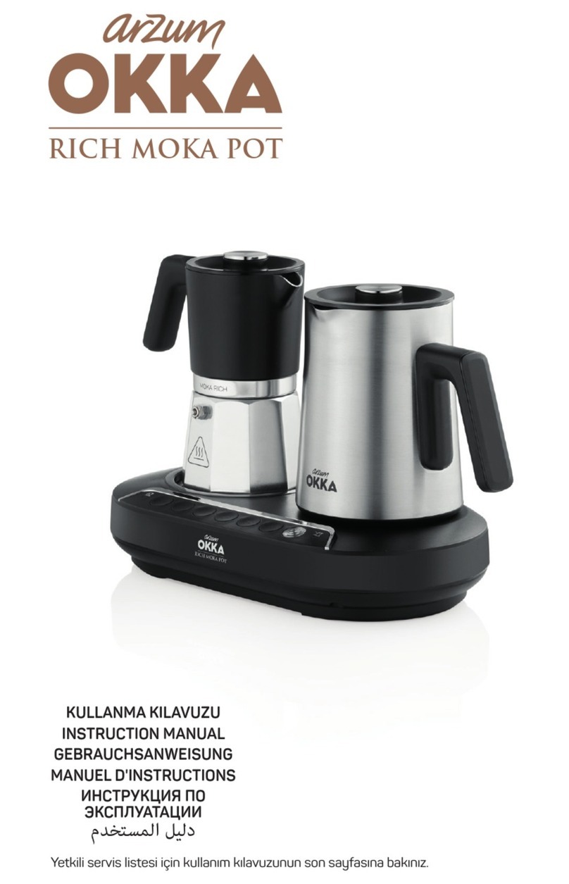 Arzum Okka OK0027 instruction manual