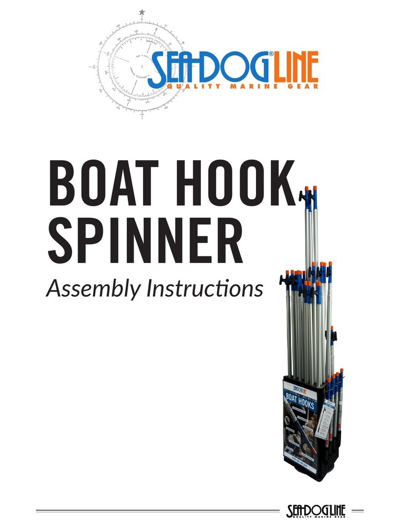 Sea-Dog Boat Hook Spinner Assembly instructions