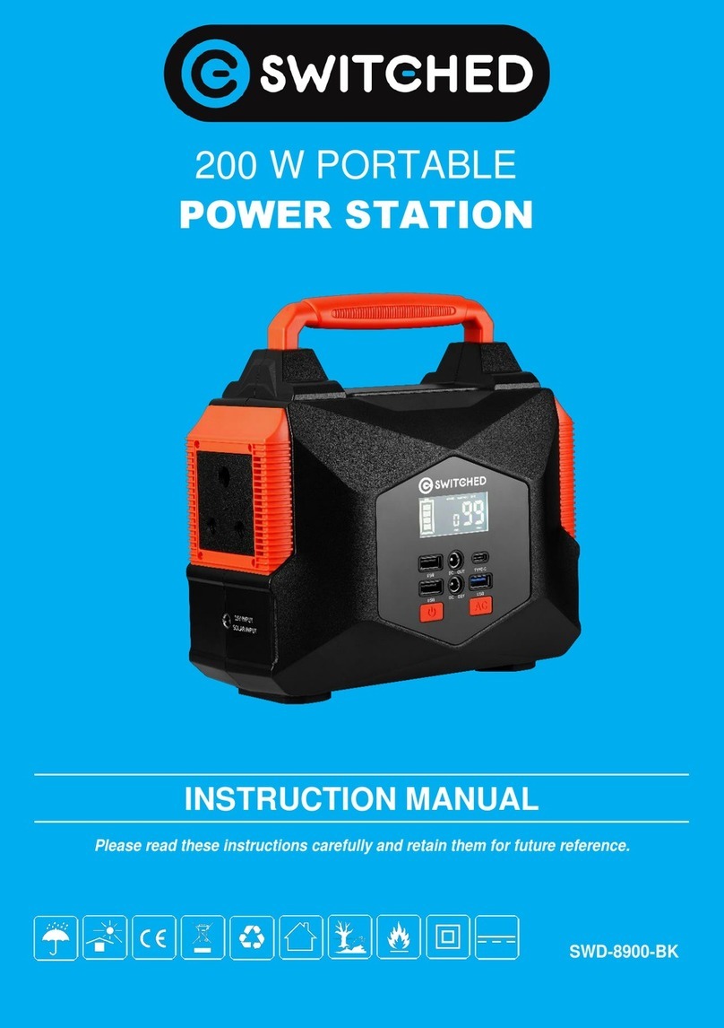 Switch-Ed SWD-8900-BK instruction manual