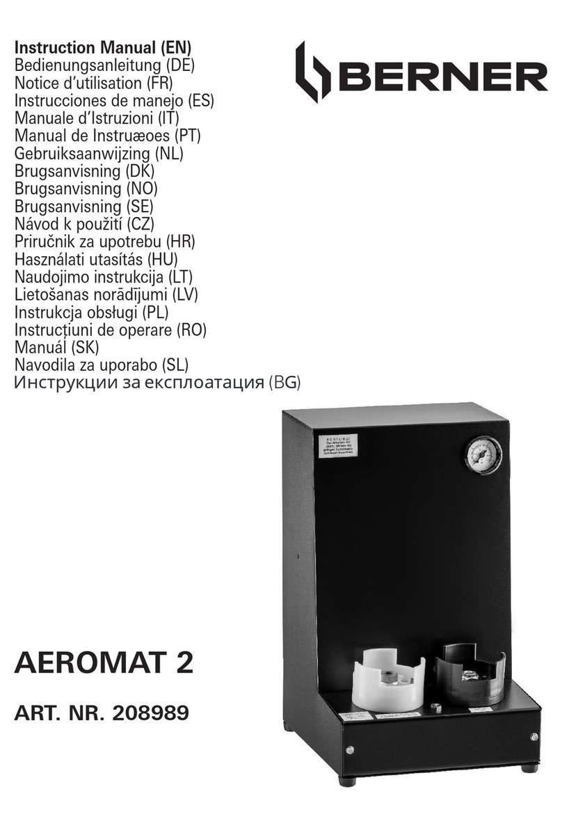 Berner AEROMAT 2 User manual