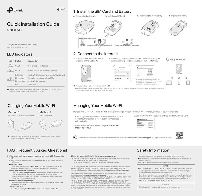 TP-Link M7000 v2 User manual