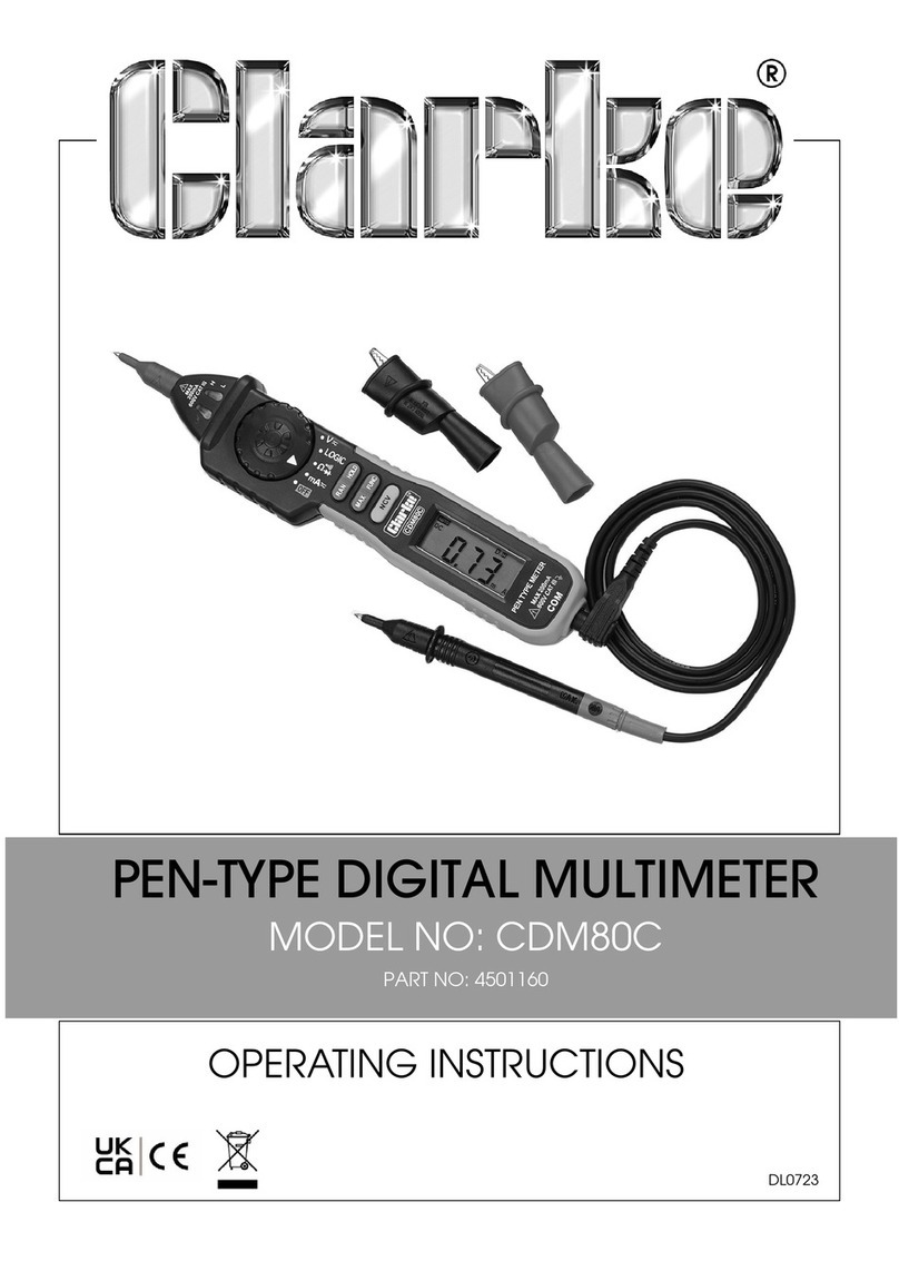 Clarke CDM80C User manual