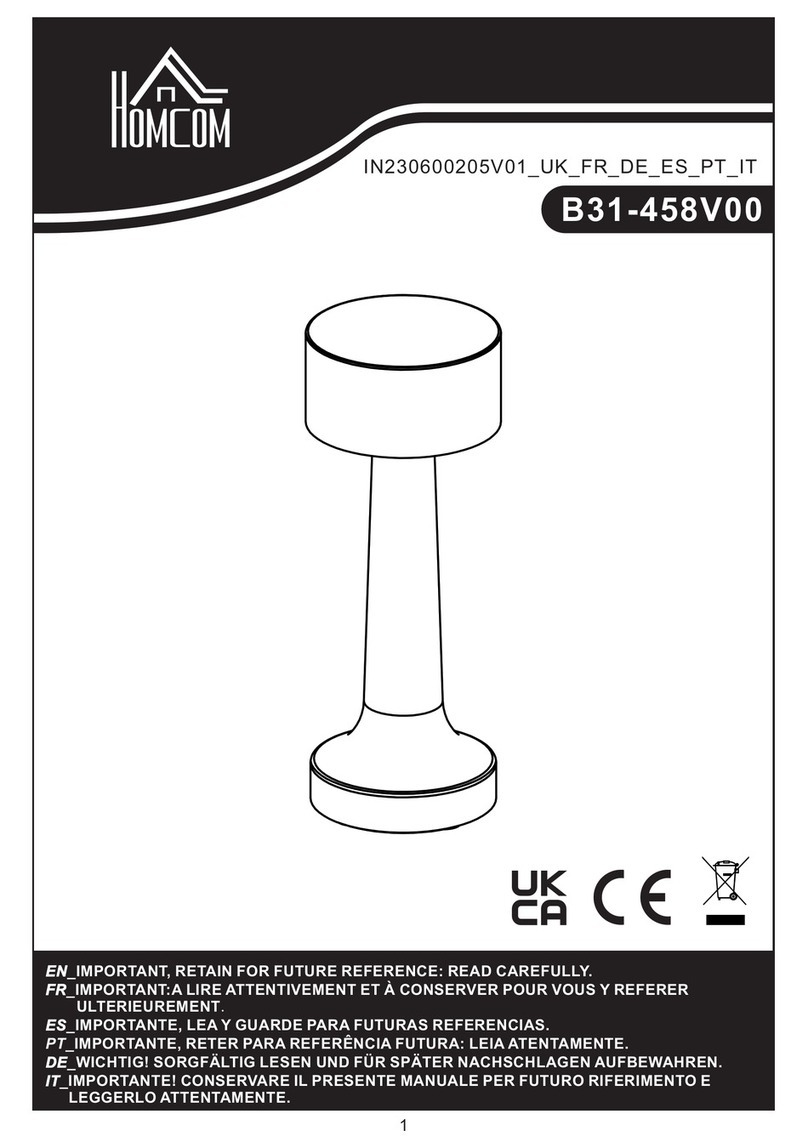 HOMCOM B31-458V00 manual