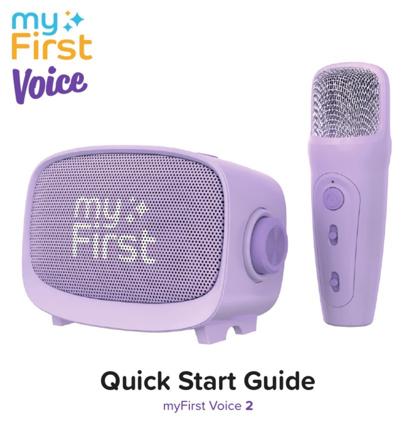 myFirst Voice 2 quick start guide