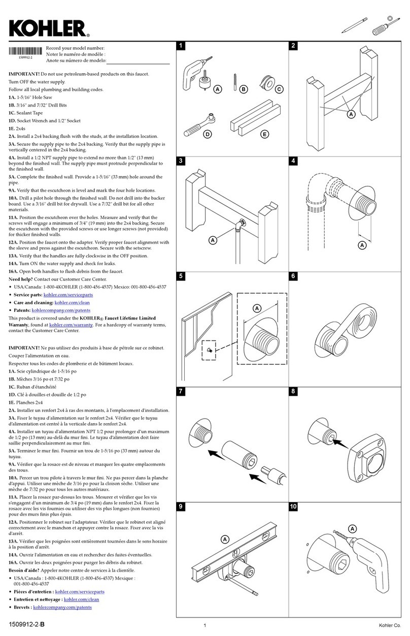 Kohler K-22066-BL User manual
