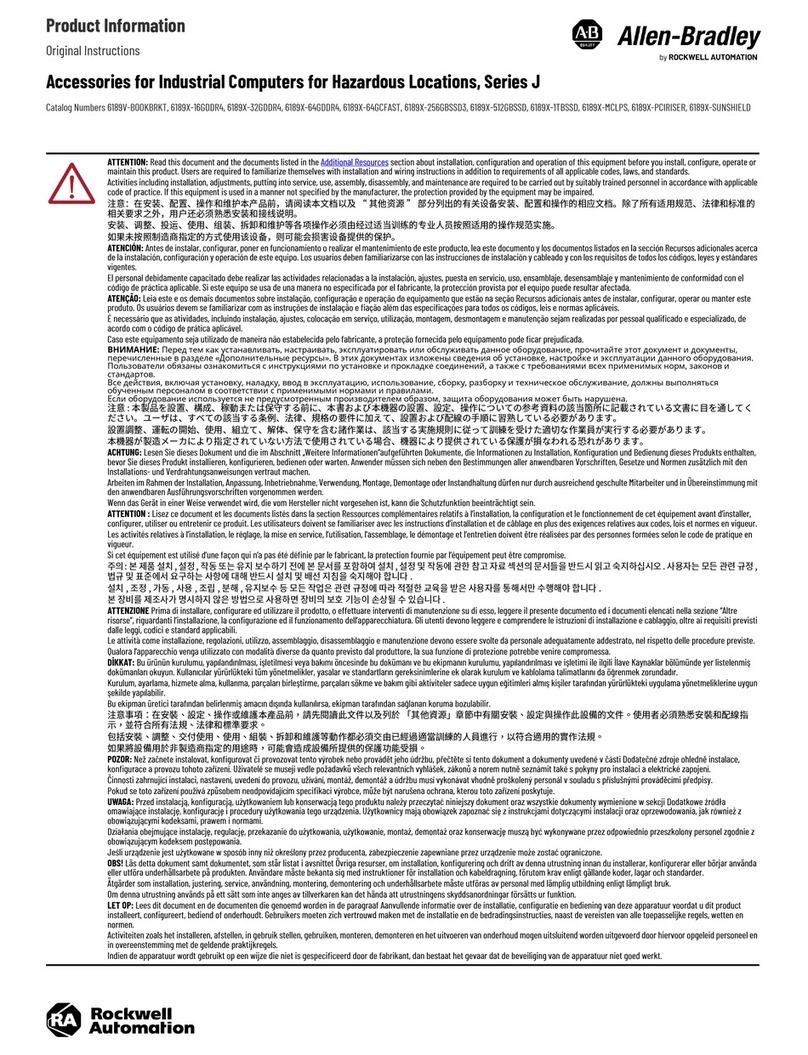 Rockwell Automation Allen-Bradley 6189V-BOOKBRKT Product information