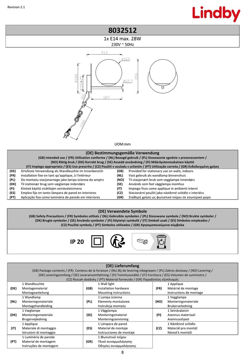 Lindby 8032512 manual