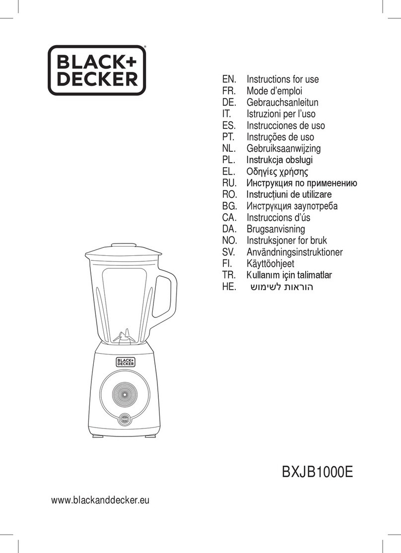 Black & Decker BXJB1000E User manual