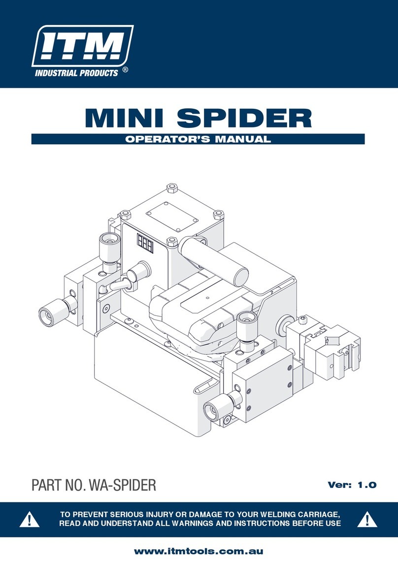 Itm WA-SPIDER Operator's manual