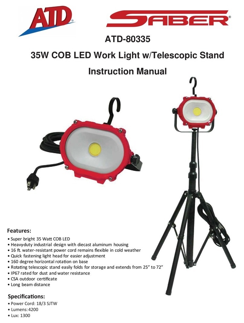 ATD Tools SABER ATD-80335 User manual