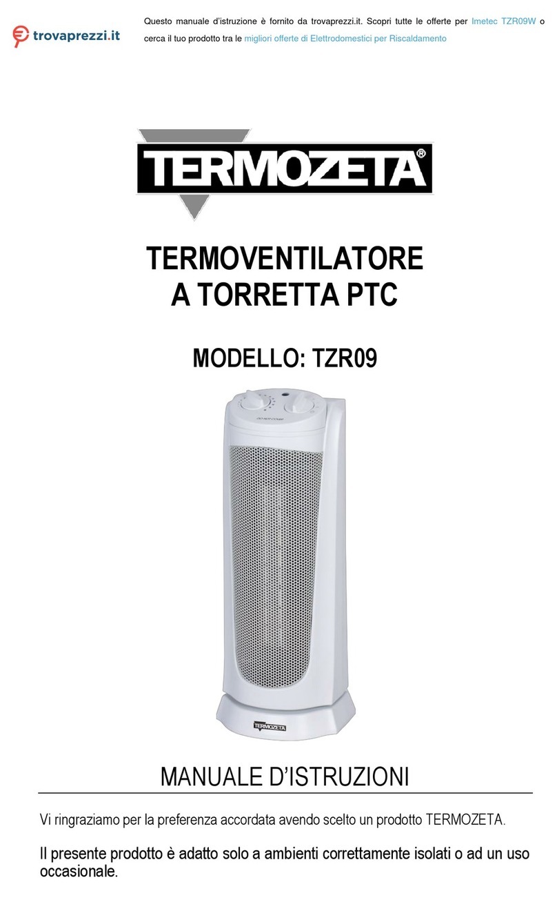 Termozeta TZR09W instruction manual