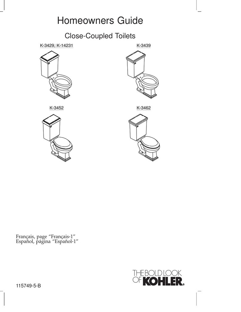 Kohler K-3429 Assembly instructions