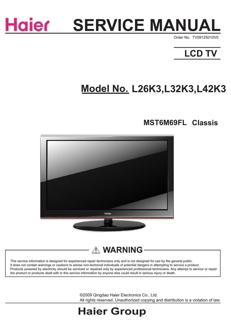 Haier L26K3 Service manual