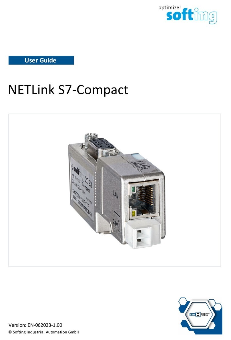 Softing NETLink S7-Compact User manual