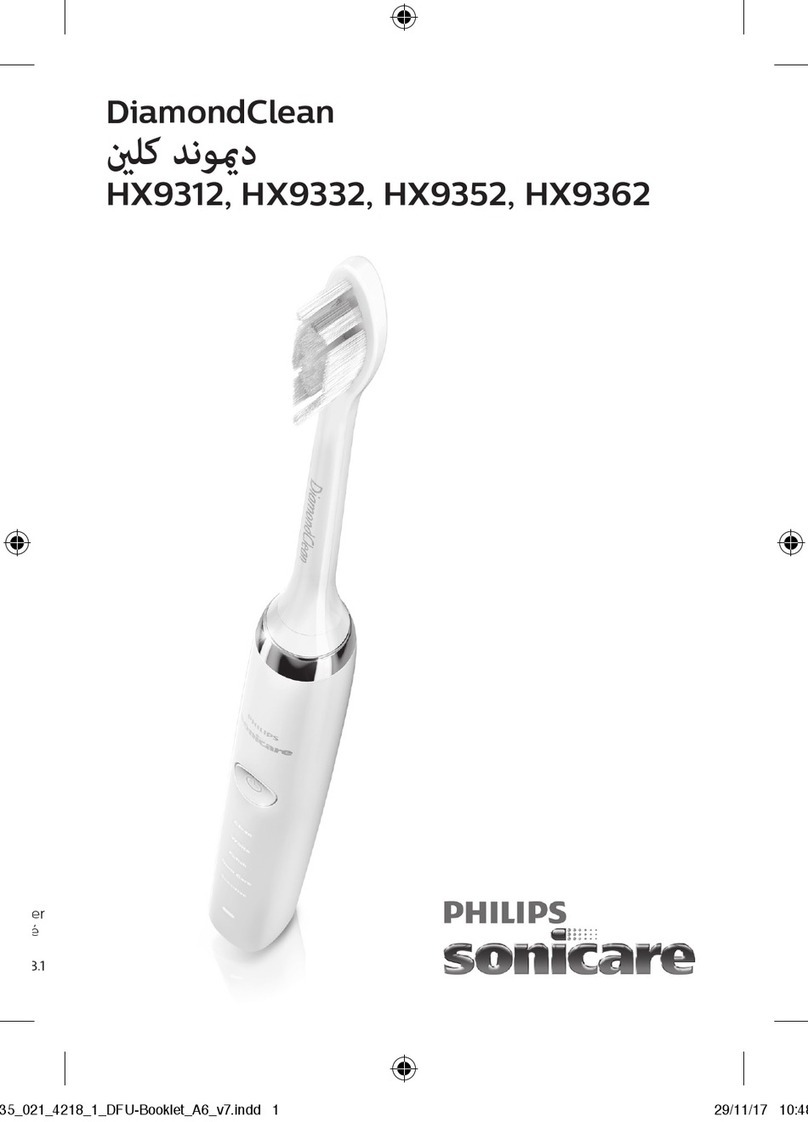 Philips sonicare DiamondClean HX9312 User manual Philips sonicare DiamondClean HX9312 User manual