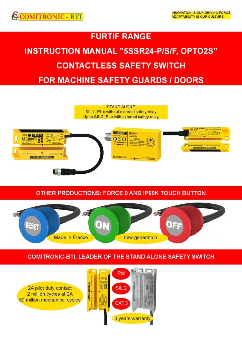 COMITRONIC-BTI FURTIF Series manual