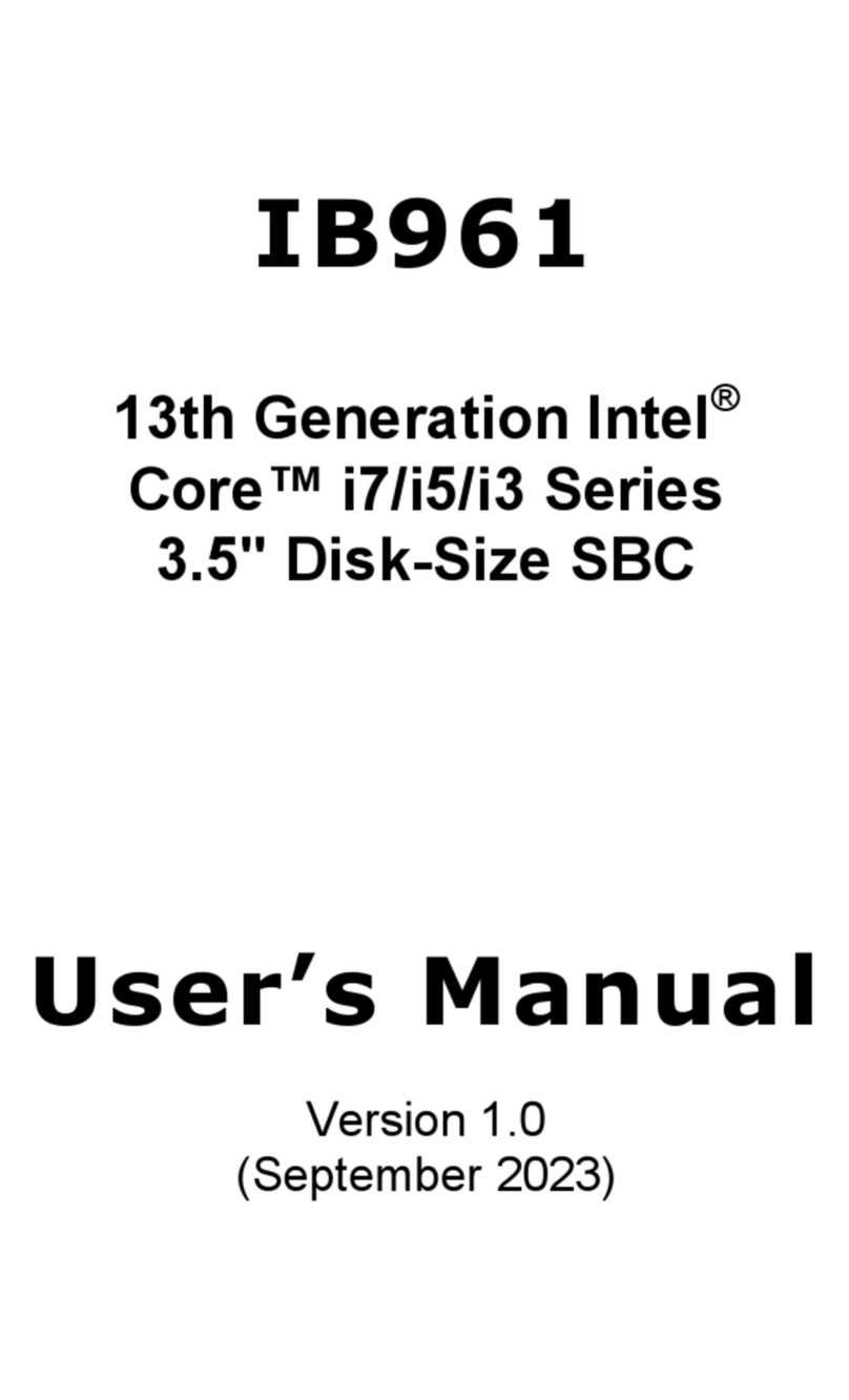IBASE Technology IB961 User manual