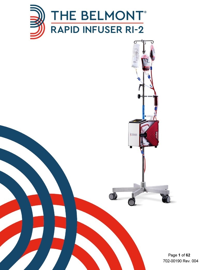 Belmont Medical Technologies RAPID INFUSER RI-2 Operator's manual