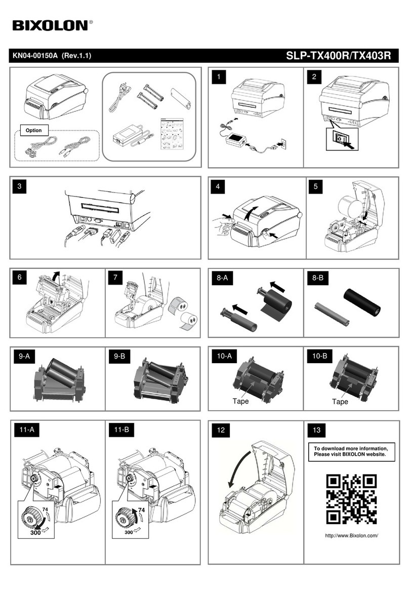 BIXOLON SLP-TX403R quick start guide