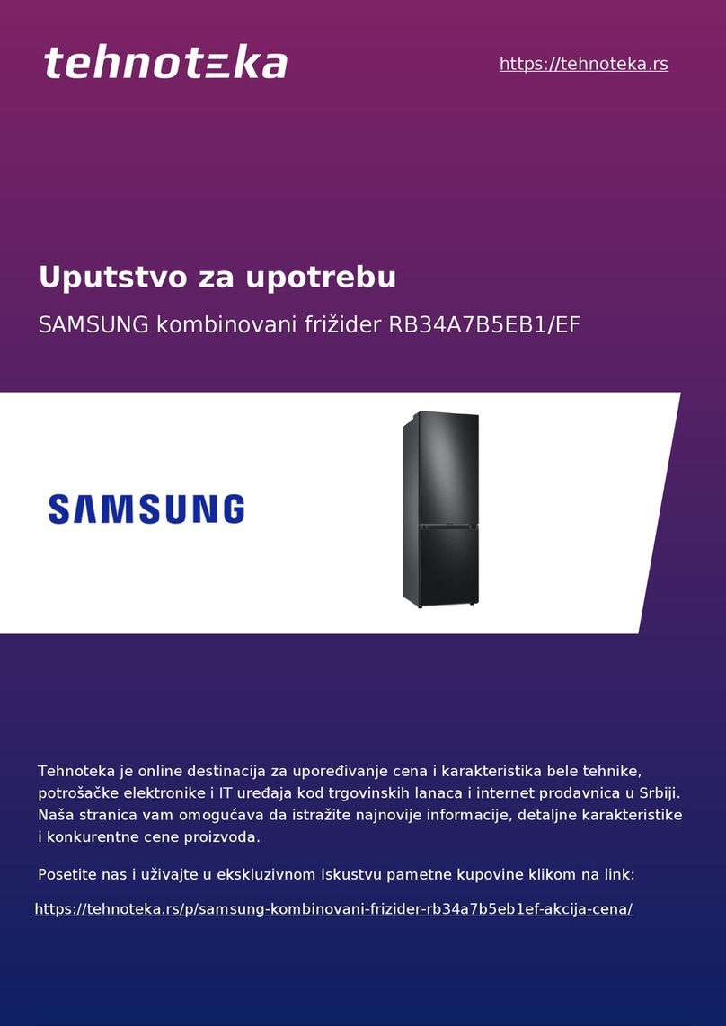 Samsung RB34A7B5EB1/EF User manual