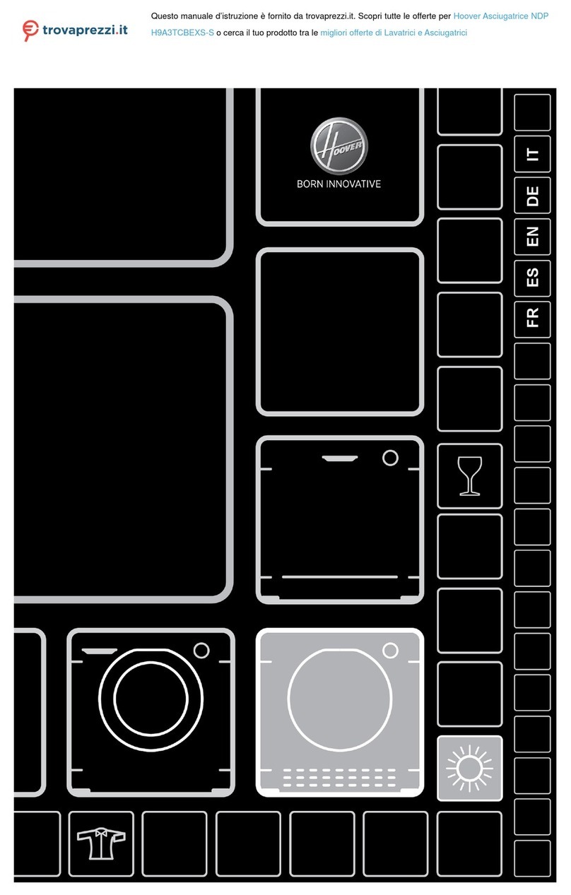 Hoover NDPH9A3TCBEXS-S User manual