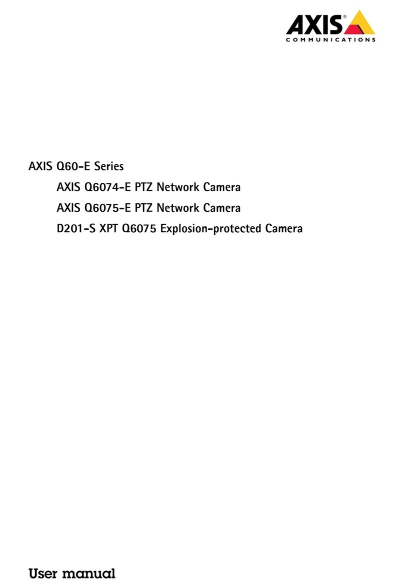 Axis D201-S XPT Q6075 User manual Axis D201-S XPT Q6075 User manual